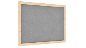Lavagna in feltro 30x40 cm GRIGIO con cornice in legno