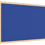 Lavagna in feltro 60x40 cm BLU con cornice in legno