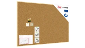 Bacheca in sughero (cornice in legno) 180x120 cm