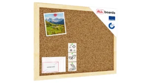 Bacheca in sughero (cornice in legno) 30x40 cm