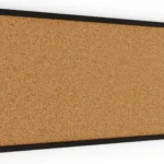 Bacheca in sughero 80x40 cm cornice in legno NERA