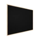 Bacheca in sughero nero (cornice in legno) 60x40 cm