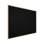 Bacheca in sughero nero (cornice in legno) 60x40 cm