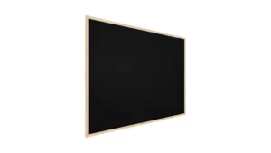 Bacheca in sughero nero (cornice in legno) 60x40 cm