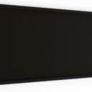 Bacheca in sughero nero 80x40 cm cornice in legno NERO