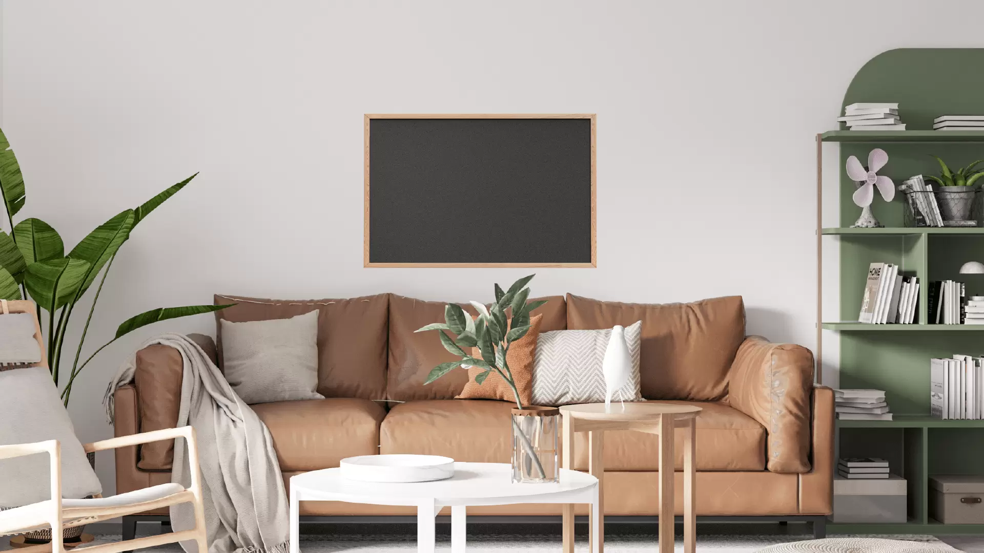 Bacheca in sughero grigio scuro (cornice in legno) 90x60 cm - immagine 3