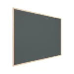 Bacheca in sughero grigio (cornice in legno) 90x60 cm