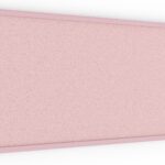 Bacheca in sughero rosa 80x40 cm cornice in legno ROSA