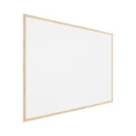 Bacheca in sughero bianco (cornice in legno) 120x90 cm