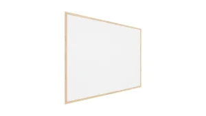 Bacheca in sughero bianco (cornice in legno) 120x90 cm