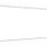 Lavagna Magnetica Cancellabile a Secco Bianca con Cornice Bianco in Legno 30x70cm