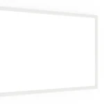 Lavagna Magnetica Cancellabile a Secco Bianca con Cornice Bianco in Legno 60x40 cm