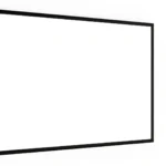 Lavagna Magnetica Cancellabile a Secco Bianca con Cornice Nero in Legno 90x60 cm