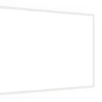 Lavagna Magnetica Cancellabile a Secco Bianca con Cornice Bianco in Legno 90x60cm