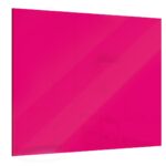 Lavagna in vetro Magenta madness 45x45cm - senza cornice, per calamite al neodimio