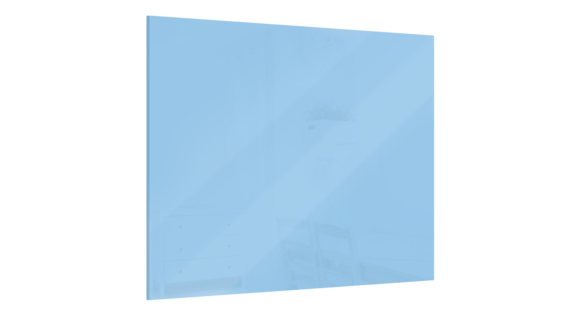 Lavagna in vetro Cotton Eye Jo 45x45cm - senza cornice, per calamite al neodimio