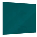 Lavagna in vetro Teal Appeal 45x45cm - senza cornice, per calamite al neodimio