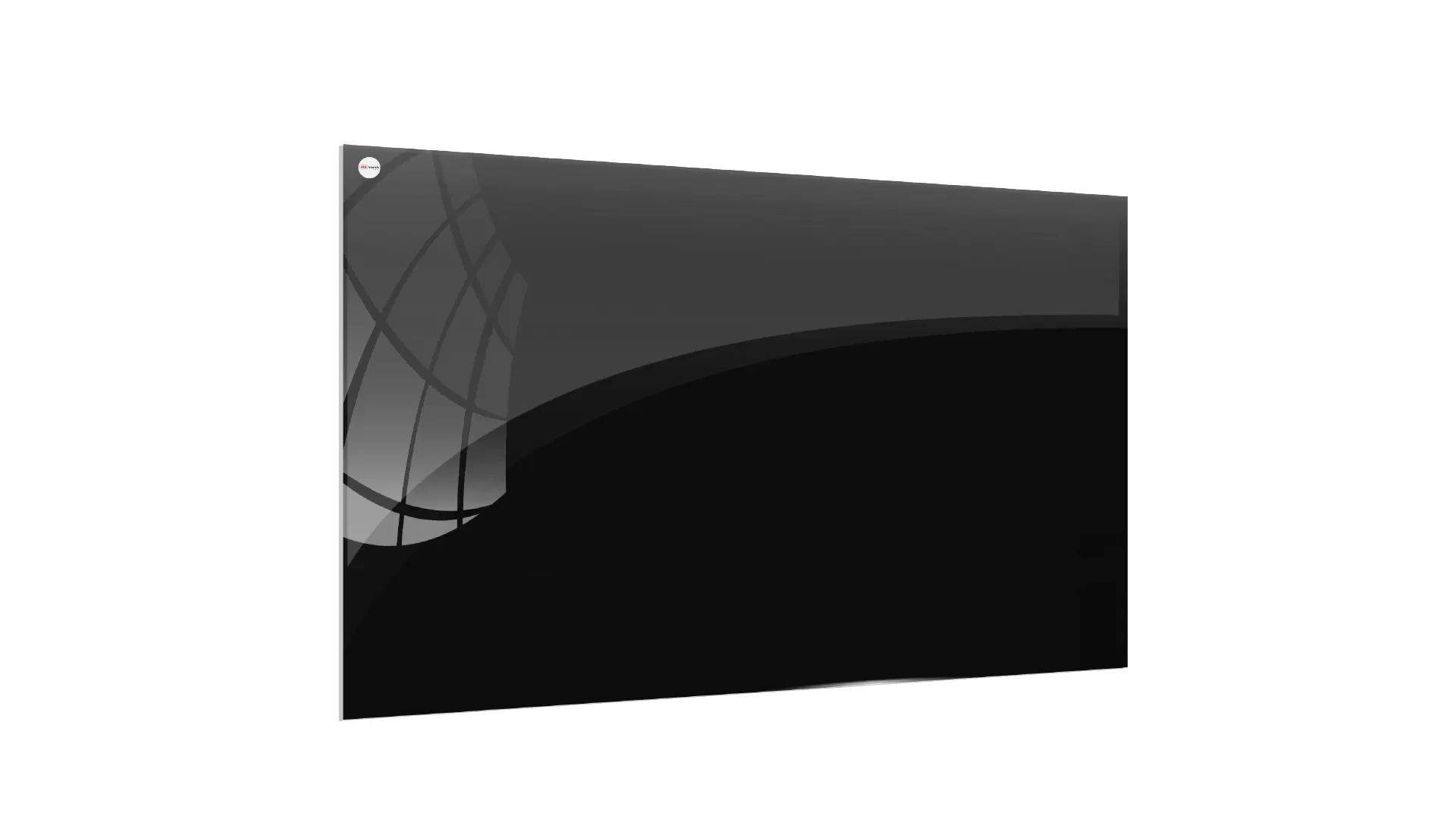 Lavagna in vetro nera magnetica 150x100 cm CLASSIC