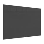 Lavagna in vetro grigia scura magnetica 90x60 cm - senza cornice, per calamite al neodimio