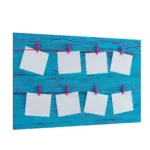 LAVAGNA IN VETRO MAGNETICA CON STAMPA MOTIVO PLANNER 90X60