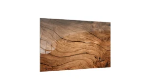 LAVAGNA IN VETRO MAGNETICA CON STAMPA MOTIVO LEGNO VECCHIO 60X40