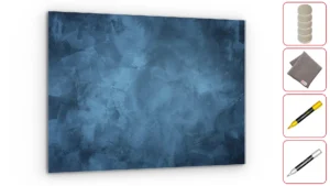 Quadro in vetro CIELO NUVOLOSO 60x40 cm + set di accessori GRATIS