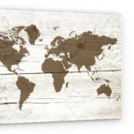 Quadro in vetro MAPPA CHIARA 60x40 cm + set di accessori GRATIS