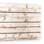 Quadro in vetro LEGNO BIANCO 60x40 cm + set di accessori GRATIS