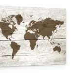 Quadro in vetro MAPPA CHIARA 90x60 cm + set di accessori GRATIS