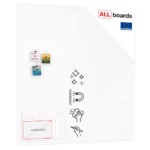 Lavagna in vetro magnetica 120x120 cm Premium SUPERWHITE