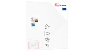 Lavagna in vetro magnetica 120x120 cm Premium SUPERWHITE