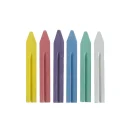 Gessetti assortiti per lavagne 6 pz.