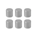 Set di 6 calamite al neodimio forma CILINDRO 10x10 mm