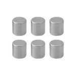 Set di 6 calamite al neodimio forma CILINDRO 10x10 mm