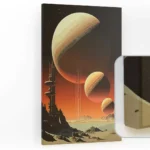 Lavagna magnetica CANVASboards 90x60cm - Tre Pianeti
