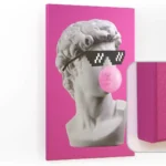 Lavagna magnetica CANVASboards 90x60cm - Thug Life Chewing Gum