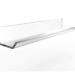 Ripiano in plastica acrilica per lavagne in vetro - 25 cm