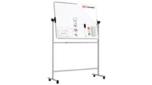 Lavagna mobile TM Idea bifacciale girevole magnetica e cancellabile 120x90 cm - serie FLEX