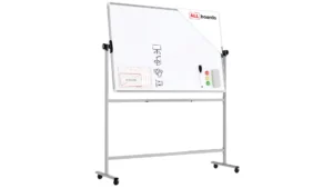 Lavagna mobile TM Idea bifacciale girevole magnetica e cancellabile 150x100 cm - serie FLEX