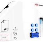 Lavagnetta magnetica A3 per frigorifero + GRATIS